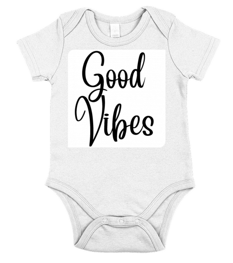 Good vibes Short Sleeve Baby One-Piece