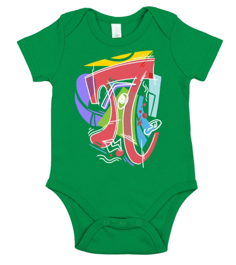 Math Instructor Math Teacher Mathematician Pi Day Short Sleeve Baby One-Piece