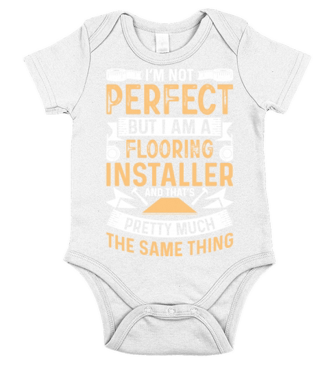 Perfect Flooring Installer Funny Flooring Short Sleeve Baby One-Piece