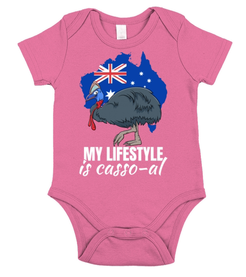 Retro Cassowary Vintage Cassowaries Quote Short Sleeve Baby One-Piece