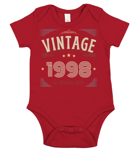 VINTAGE 1998 ALL ORIGINAL PARTS Short Sleeve Baby One-Piece