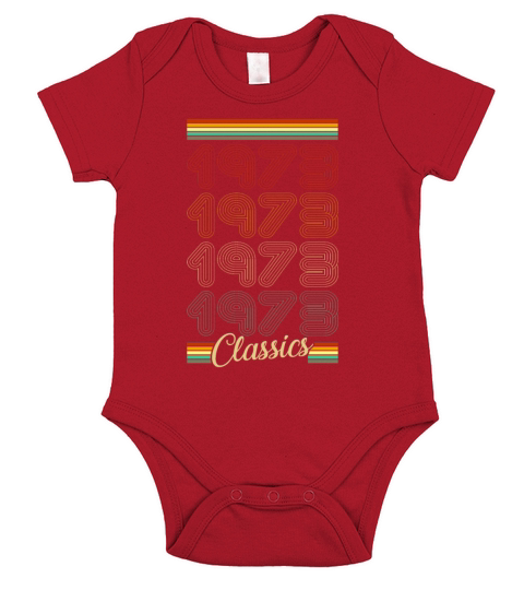 Vintage Classics 1973 Short Sleeve Baby One-Piece