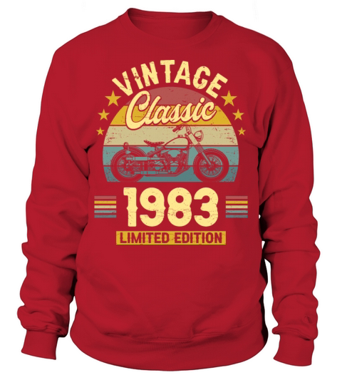 1983 40 Years Old Vintage 40th Birthday Sweatshirt Unisex