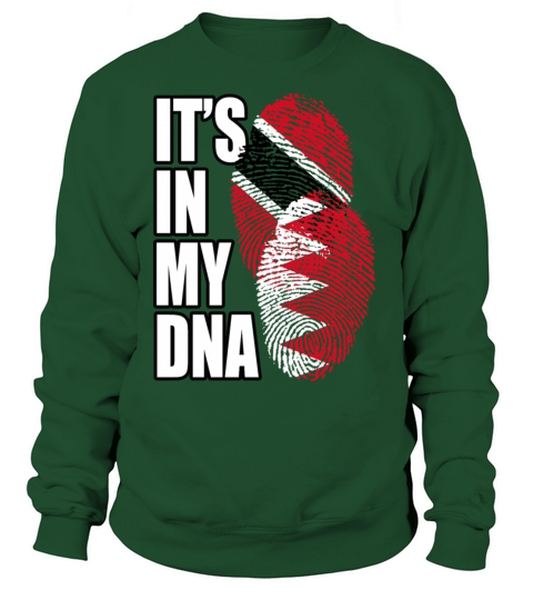 Bahraini And Trinidad Tobago Mix Heritage DNA Flag Sweatshirt Unisex
