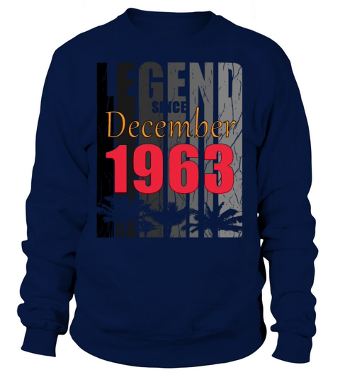Birth Month December 1963 Vintage Sweatshirt Unisex