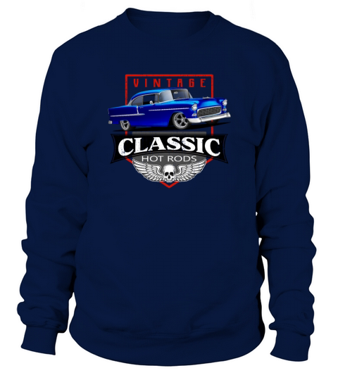 Blue Classic Car Street Rod Sweatshirt Unisex