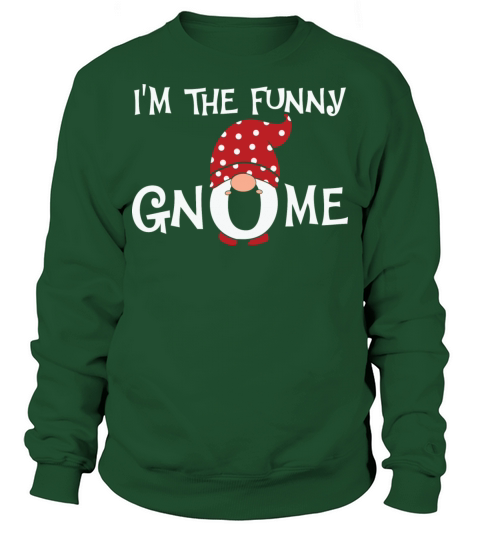 Funny Gnome Christmas Matching Family Sweatshirt Unisex