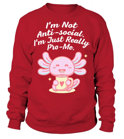 Im Pro Me Introvert Positivity Antisocial Positive Sweatshirt Unisex