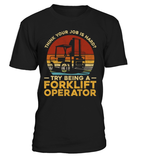 Certified Forklift Truck Operator T-Shirt Unisex