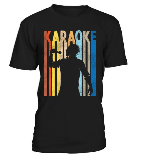 Karaoke Singer Retro Vintage T-Shirt Unisex