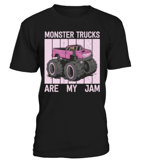 Monster Trucks Are My Jam Vintage Retro T-Shirt Unisex