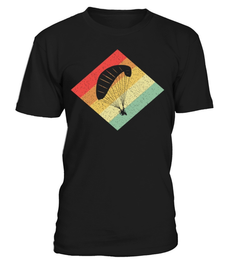 Retro Vintage 80S Paragliding For Paragliders T-Shirt Unisex
