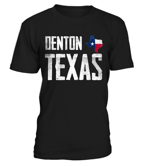 Vintage Denton Texas Flag T-Shirt Unisex