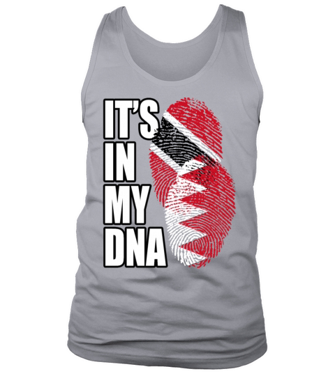 Bahraini And Trinidad Tobago Mix Heritage DNA Flag Tank Top Unisex
