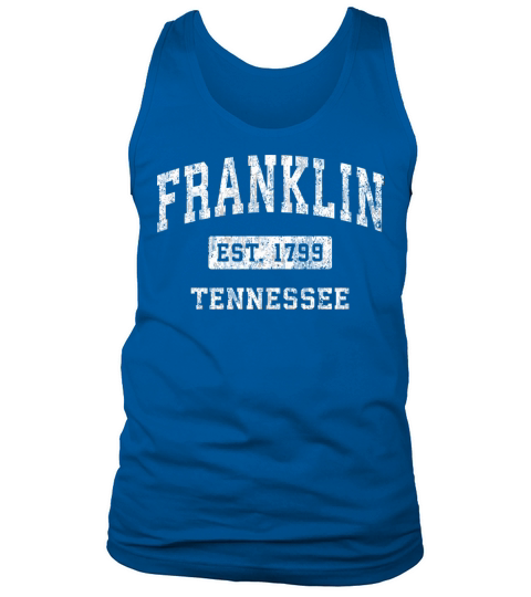 Franklin Tennessee Tn Vintage Established Sports D Tank Top Unisex