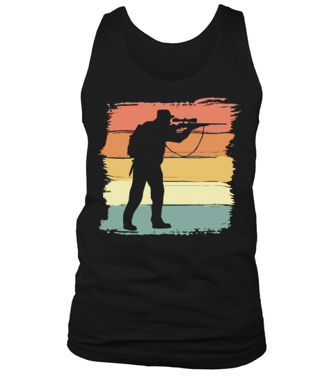 Hunting retro vintage Tank Top Unisex