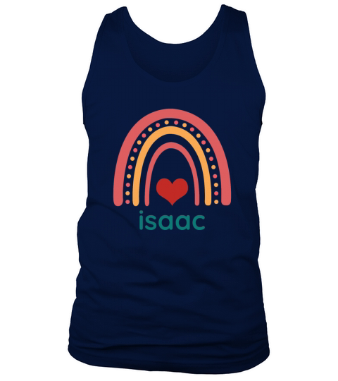 isaac Vintage Boho Rainbow Tank Top Unisex
