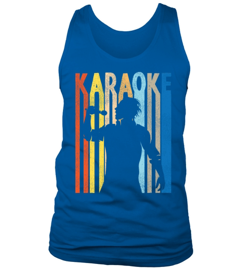 Karaoke Singer Retro Vintage Tank Top Unisex