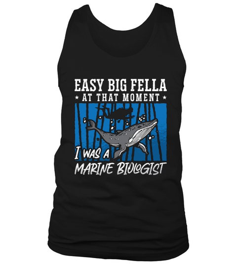 Marine Biology Easy Big Fella Loves Ocean Science Tank Top Unisex