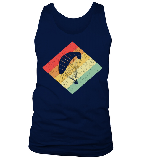 Retro Vintage 80S Paragliding For Paragliders Tank Top Unisex