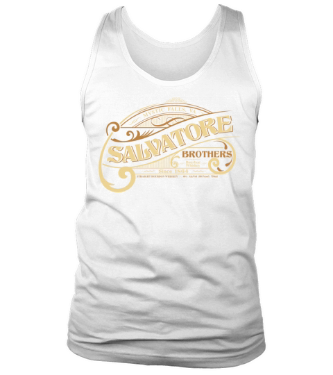 Salvatore Brothers Bourbon Vintage Label Tank Top Unisex