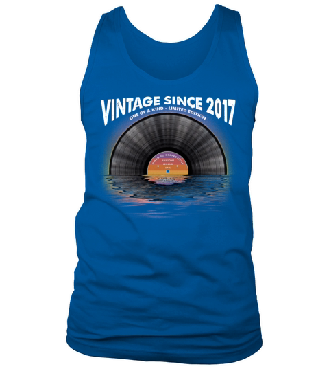 Vintage since 2017 Retro Disco Music Vintage Tank Top Unisex