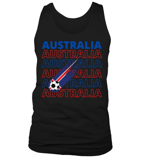 World Australia Soccer Vintage Tank Top Unisex