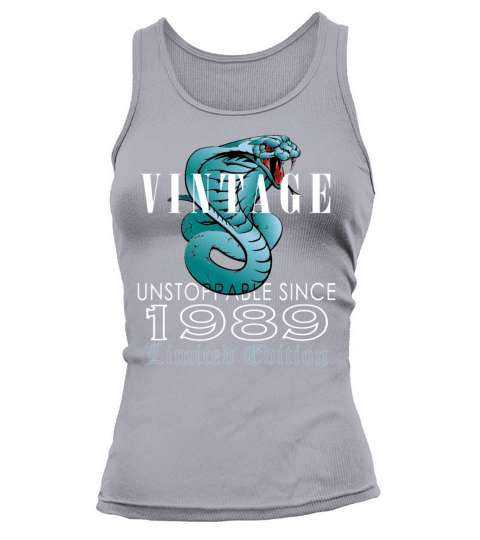1989 Vintage Snake 34 Years Limited Edition Tank top Woman