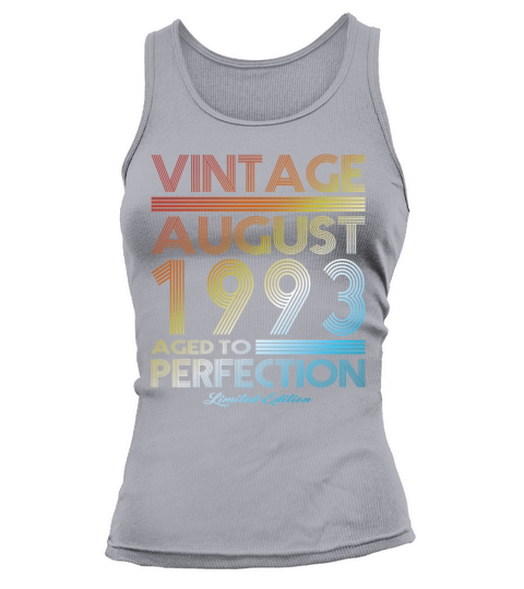 30th birthday vintage august 1993 limited edition Tank top Woman