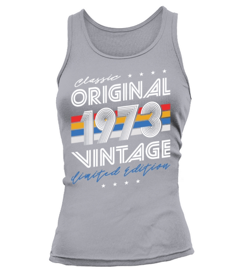 50th birthday vintage 1973 classic original 1973 Tank top Woman
