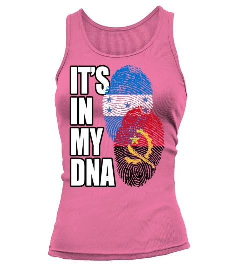 Angolan And Honduran Mix Heritage DNA Flag Tank top Woman