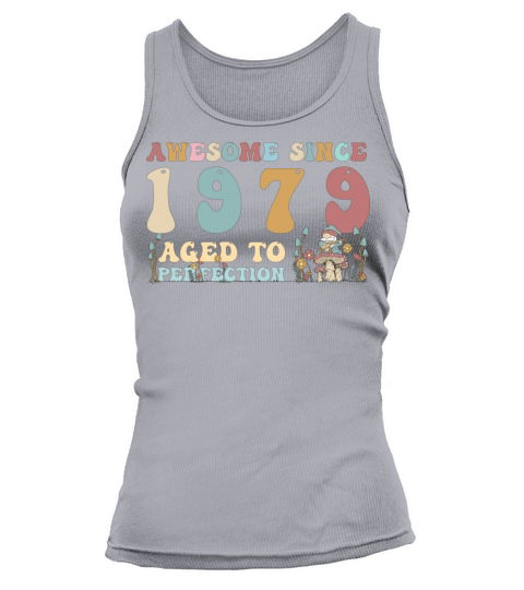 Awesome since 1979 - 44th Birthday - 2023 Groovy Tank top Woman