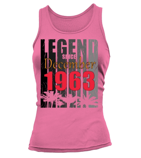 Birth Month December 1963 Vintage Tank top Woman