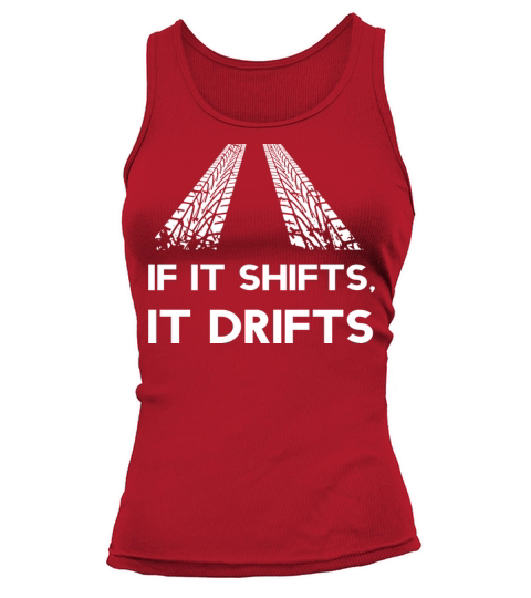 Car Drift Burnout Motor Car Guy Skidmark Gift Idea Tank top Woman