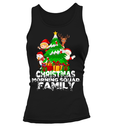 Christmas Morning Squad Family happy Xmas Holidays Tank top Woman