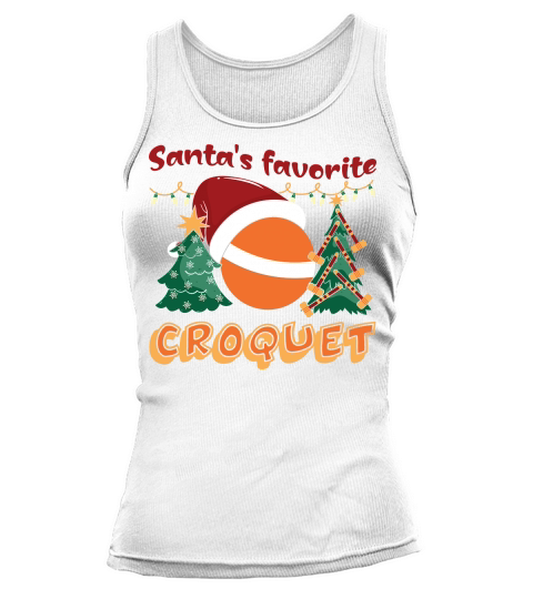 Christmas Sport Christmas Santas Favorite Croquet Tank top Woman