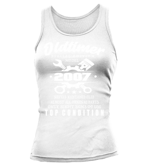 Classic Car Special Edition Model 2007 Birthday Tank top Woman