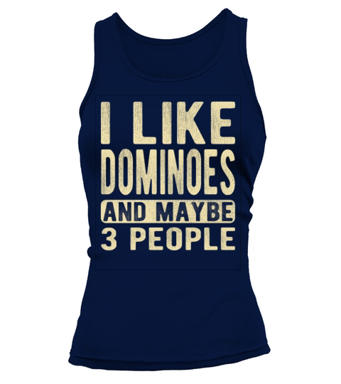 Dominoes Saying Tank top Woman