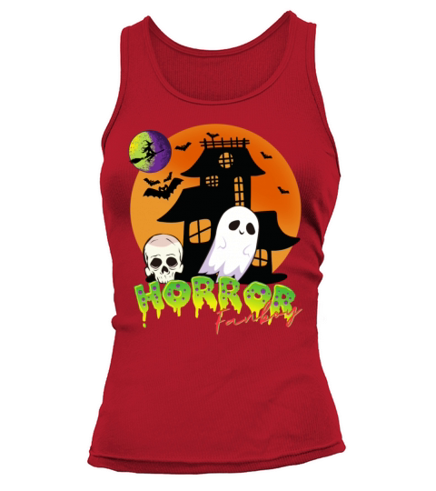 Horror Fanboy Ghost Design Tank top Woman