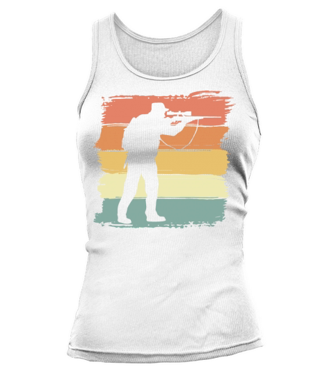 Hunting retro vintage Tank top Woman