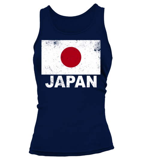 Japan Flag Vintage Japanese Origin Nationality Tra Tank top Woman