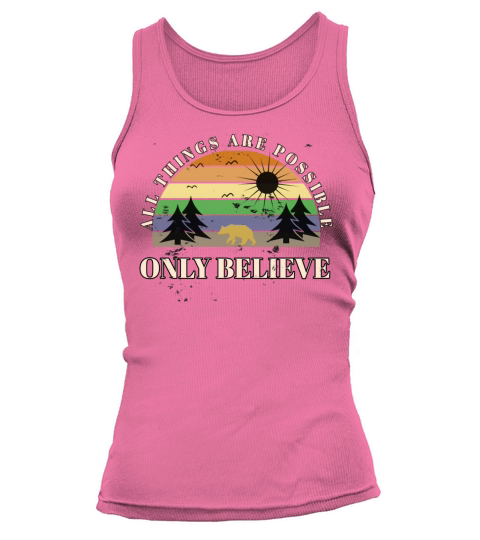 Only believe Christian vintage design Tank top Woman