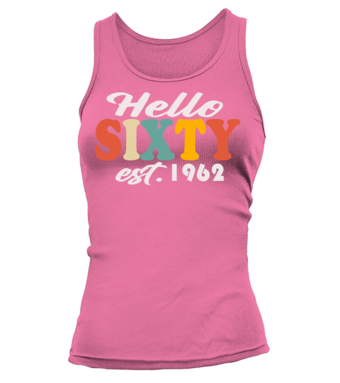 Original 1962 vintage born birthday gift Tank top Woman