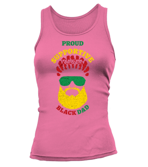 proud supportive black dad Tank top Woman