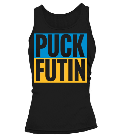 puck futin logo design Tank top Woman