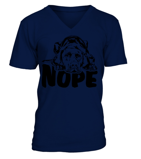 Hungarian Vizsla dog nope dog quote V-Neck T-shirt