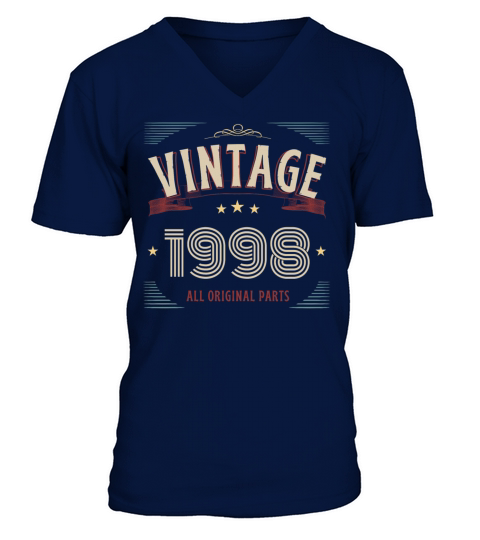 VINTAGE 1998 ALL ORIGINAL PARTS V-Neck T-shirt