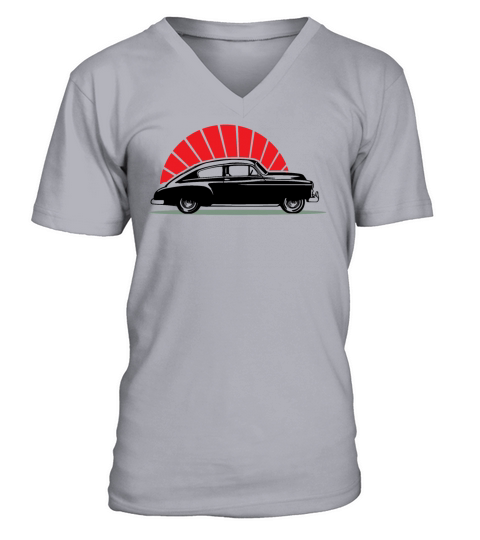 Vintage Classic Car V-Neck T-shirt