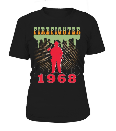1968 vintage fireman birthday firefighter Women's T-Shirt