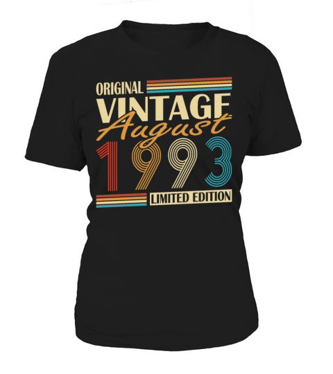 30th birthday vintage 1993 original august 1993 Women's T-Shirt